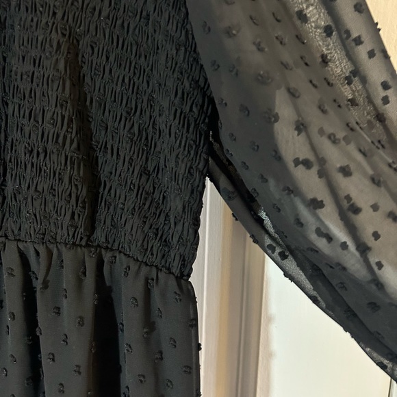 Lauren Conrad black polka dot dress - Picture 5 of 6